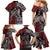 Viking Warrior And Viking Dragons Family Matching Mermaid Dress and Hawaiian Shirt - Wonder Print Shop