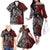 Viking Warrior And Viking Dragons Family Matching Off The Shoulder Long Sleeve Dress and Hawaiian Shirt - Wonder Print Shop