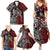 Viking Warrior And Viking Dragons Family Matching Summer Maxi Dress and Hawaiian Shirt - Wonder Print Shop