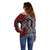 Viking Warrior And Viking Dragons Off Shoulder Sweater - Wonder Print Shop