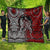 Viking Warrior And Viking Dragons Quilt