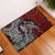 Viking Warrior And Viking Dragons Rubber Doormat