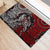 Viking Warrior And Viking Dragons Rubber Doormat