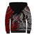 Viking Warrior And Viking Dragons Sherpa Hoodie