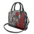 Viking Warrior And Viking Dragons Shoulder Handbag