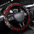 Viking Warrior And Viking Dragons Steering Wheel Cover