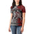 Viking Warrior And Viking Dragons Women Polo Shirt