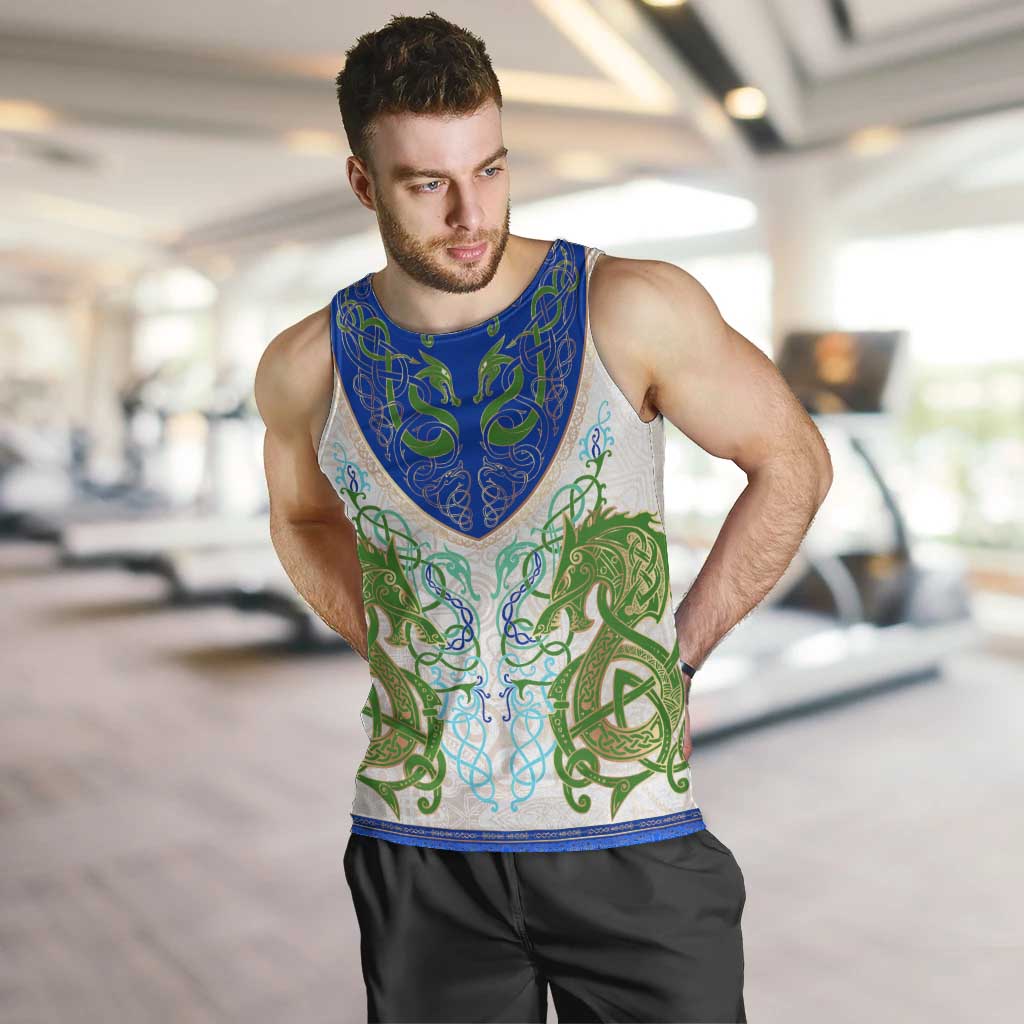 Dragon Celtic Knot Men Tank Top - Wonder Print Shop