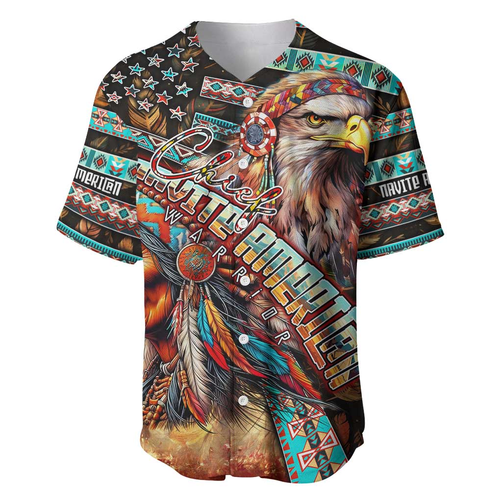 American Indian Warrior Chiefs Baseball Jersey - Wonder Print Shop