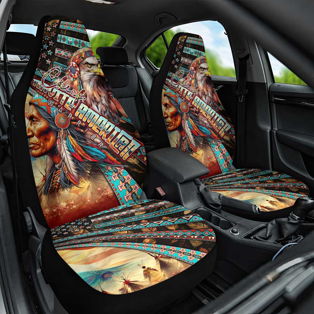 American Indian Warrior Chiefs Car Seat Cover - Wonder Print Shop