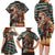 American Indian Warrior Chiefs Family Matching Long Sleeve Bodycon Dress and Hawaiian Shirt - Wonder Print Shop