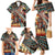 American Indian Warrior Chiefs Family Matching Mermaid Dress and Hawaiian Shirt - Wonder Print Shop