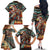 American Indian Warrior Chiefs Family Matching Off The Shoulder Long Sleeve Dress and Hawaiian Shirt - Wonder Print Shop