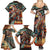 American Indian Warrior Chiefs Family Matching Summer Maxi Dress and Hawaiian Shirt - Wonder Print Shop