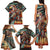 American Indian Warrior Chiefs Family Matching Tank Maxi Dress and Hawaiian Shirt - Wonder Print Shop