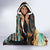 American Indian Warrior Chiefs Hooded Blanket