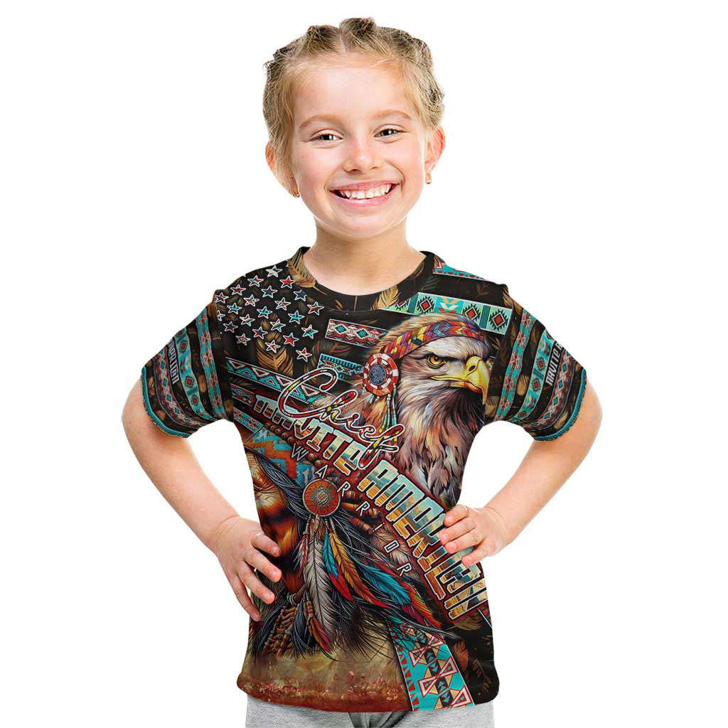 American Indian Warrior Chiefs Kid T Shirt - Wonder Print Shop