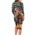 American Indian Warrior Chiefs Long Sleeve Bodycon Dress - Wonder Print Shop