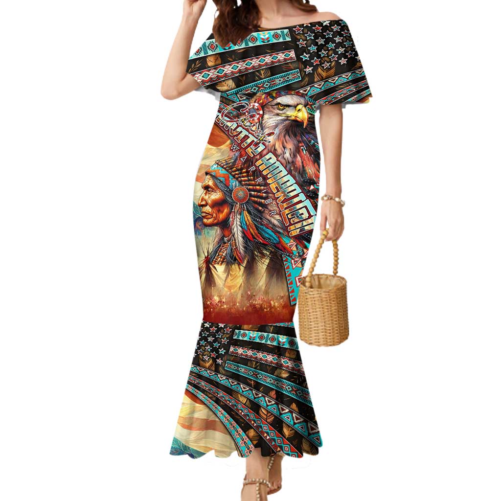 American Indian Warrior Chiefs Mermaid Dress - Wonder Print Shop