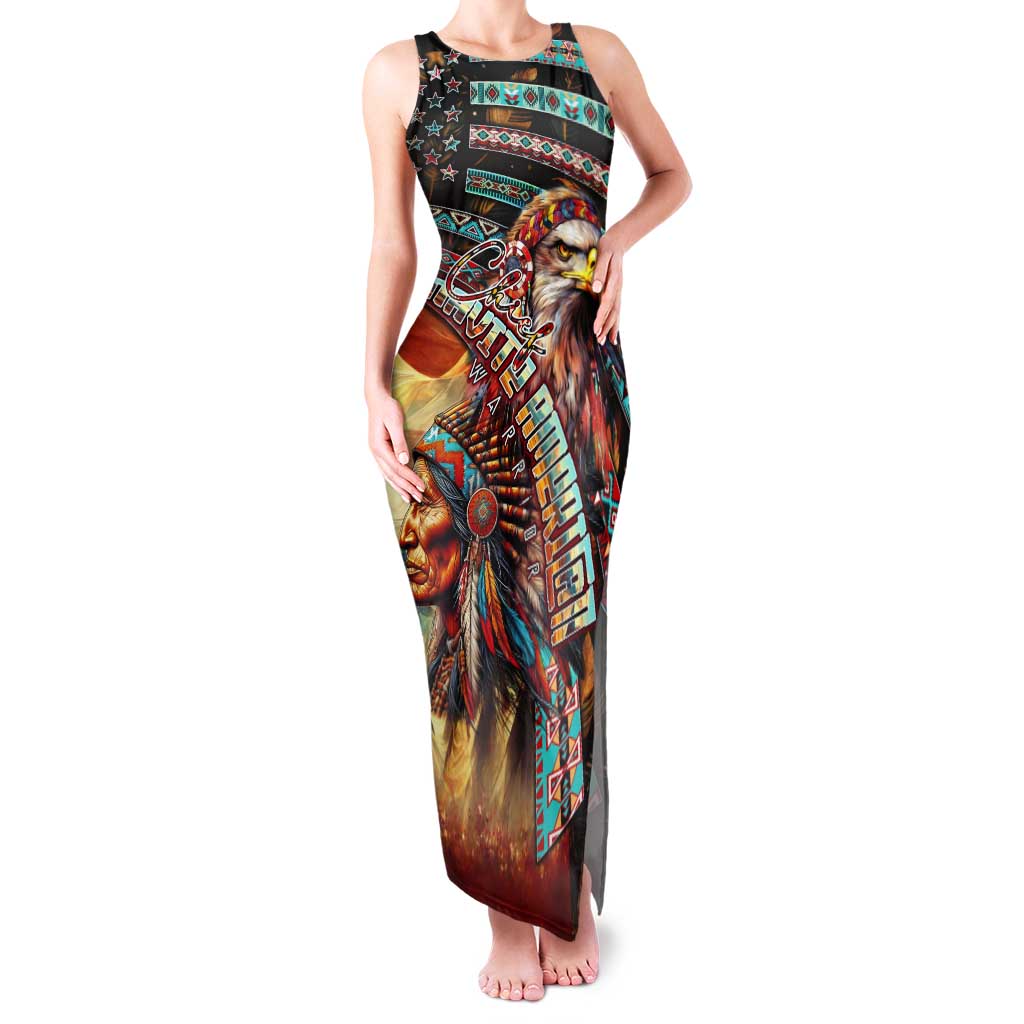 American Indian Warrior Chiefs Tank Maxi Dress