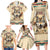 Native American Wolf Dreamcatcher Family Matching Long Sleeve Bodycon Dress and Hawaiian Shirt Vintage Style