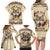 Native American Wolf Dreamcatcher Family Matching Long Sleeve Bodycon Dress and Hawaiian Shirt Vintage Style