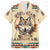 Native American Wolf Dreamcatcher Family Matching Long Sleeve Bodycon Dress and Hawaiian Shirt Vintage Style