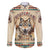 Native American Wolf Dreamcatcher Family Matching Long Sleeve Bodycon Dress and Hawaiian Shirt Vintage Style