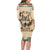 Native American Wolf Dreamcatcher Family Matching Long Sleeve Bodycon Dress and Hawaiian Shirt Vintage Style