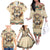 Native American Wolf Dreamcatcher Family Matching Off The Shoulder Long Sleeve Dress and Hawaiian Shirt Vintage Style