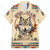 Native American Wolf Dreamcatcher Family Matching Off The Shoulder Long Sleeve Dress and Hawaiian Shirt Vintage Style