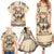 Native American Wolf Dreamcatcher Family Matching Summer Maxi Dress and Hawaiian Shirt Vintage Style