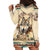 Native American Wolf Dreamcatcher Hoodie Dress Vintage Style