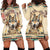 Native American Wolf Dreamcatcher Hoodie Dress Vintage Style