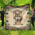 Native American Wolf Dreamcatcher Quilt Vintage Style