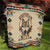 Native American Wolf Dreamcatcher Quilt Vintage Style