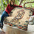 Native American Wolf Dreamcatcher Quilt Vintage Style