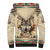 Native American Wolf Dreamcatcher Sherpa Hoodie Vintage Style