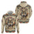 Native American Wolf Dreamcatcher Zip Hoodie Vintage Style - Wonder Print Shop