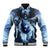 Native American Wolf And Eagle Baseball Jacket Thunder Style - Wonder Print Shop