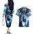 Native American Wolf And Eagle Couples Matching Off The Shoulder Long Sleeve Dress and Hawaiian Shirt Thunder Style