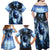 Native American Wolf And Eagle Family Matching Off Shoulder Maxi Dress and Hawaiian Shirt Thunder Style