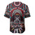 Native American Indian Warrior Skull Baseball Jersey - Wonder Print Shop