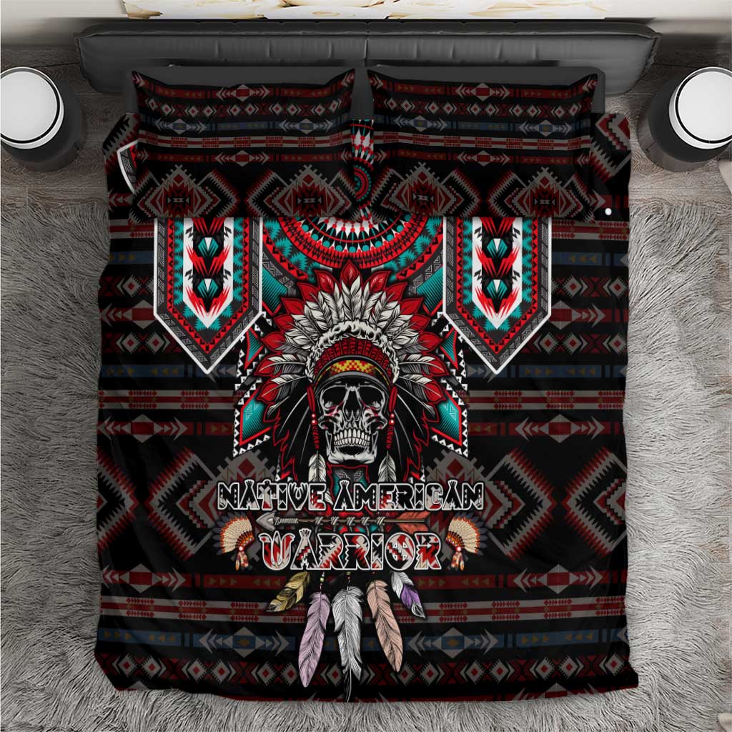 Native American Indian Warrior Skull Bedding Set - Wonder Print Shop