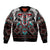 Native American Indian Warrior Skull Bomber Jacket - Wonder Print Shop