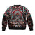 Native American Indian Warrior Skull Bomber Jacket - Wonder Print Shop