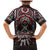 Native American Indian Warrior Skull Family Matching Mermaid Dress and Hawaiian Shirt