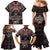 Native American Indian Warrior Skull Family Matching Mermaid Dress and Hawaiian Shirt