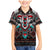 Native American Indian Warrior Skull Family Matching Mermaid Dress and Hawaiian Shirt