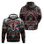 Native American Indian Warrior Skull Hoodie - Wonder Print Shop